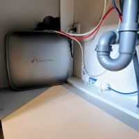 Filtr wody TBros instalacja w szafce